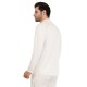 Whitedot Hexa Quick Dry Full Sleeves Polo T-Shirt - Off-White