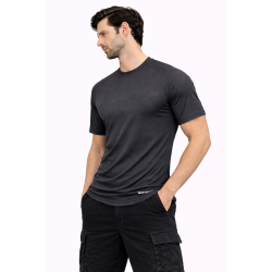 Whitedot FlexFit Round Neck Regular Dry Fit Gym Sports T-Shirt - Dark Grey Whitedot FlexFit Round Neck Regular Dry Fit Gym Sports T-Shirt - Dark Grey