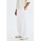 Whitedot Summer Loose fit Polyester Track Pants - White Whitedot Summer Loose fit Polyester Track Pants - White