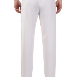 Whitedot Novelty Quick Dry Cricket Trouser Pants - White Whitedot Novelty Quick Dry Cricket Trouser Pants - White