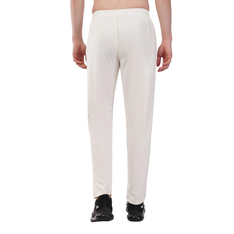 Whitedot Novelty Quick Dry Cricket Trouser Pants - Off-White
