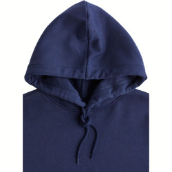 Whitedot Navy Blue Hoodie - 320 GSM