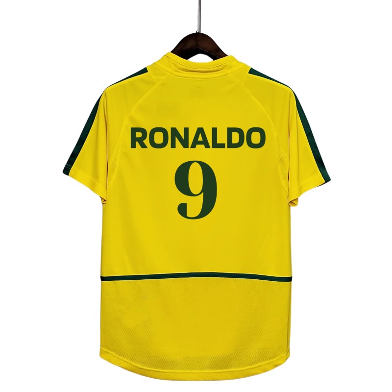 Brazil 2002 Home Retro Football Jersey Brazil 2002 Home Retro Football Jersey