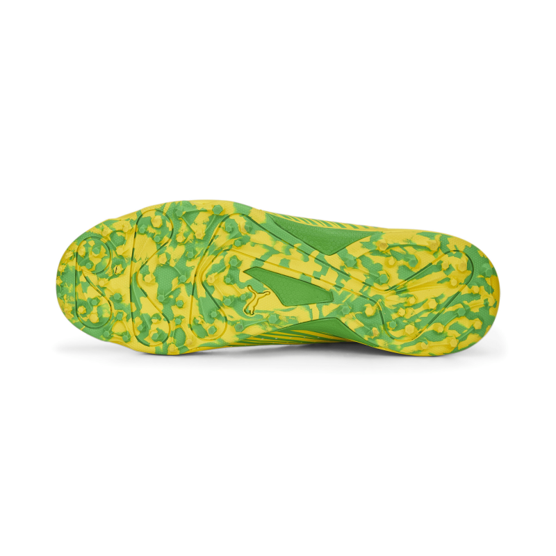 Puma 22 FH Rubber Unisex Cricket Shoes - Vibrant Yellow-PUMA Green Puma 22 FH Rubber Unisex Cricket Shoes - Vibrant Yellow-PUMA Green