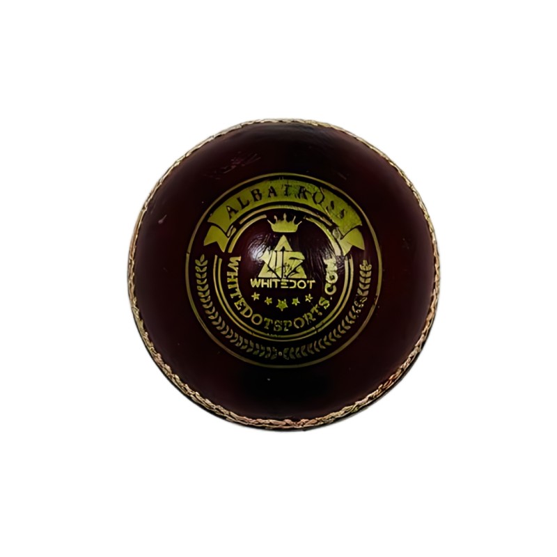 Whitedot Albatross Red Cricket Leather Ball - 40 Over Whitedot Albatross Red Cricket Leather Ball - 40 Over