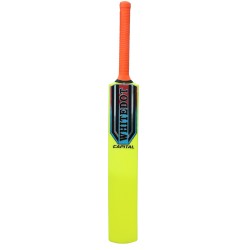 Whitedot Capital Neon Heavy Duty Plastic Cricket Bat for Heavy and Light Tennis Ball