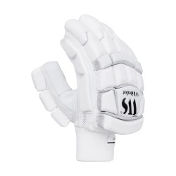 Whitedot Griffin White Cricket Batting Gloves