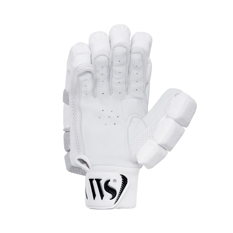 Whitedot Griffin White Cricket Batting Gloves