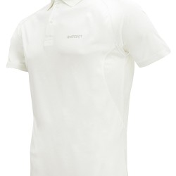 Whitedot Omega Dri-FIT Cricket White Polo T-Shirt Whitedot Omega Dri-FIT Cricket White Polo T-Shirt