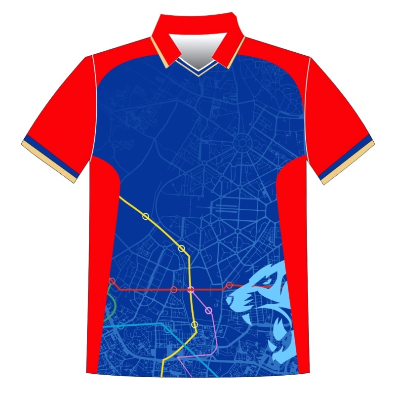 Whitedot Printed Team Wear - 100% Dry fit Polyester - Personalize it with your name & club logo - 540060 Whitedot Printed Team Wear - 100% Dry fit Polyester - Personalize it with your name & club logo - 540060