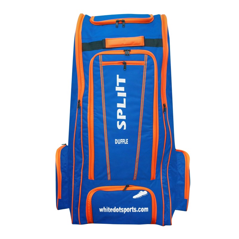 Whitedot Spliit Blue Duffle Cricket Kitbag - Whitedot Spliit Blue Duffle Cricket Kitbag -