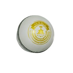 Whitedot Summer White Cricket Leather Ball - 50 Over Plus