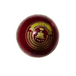 Whitedot Teal Red Cricket Leather Ball - 10 Over
