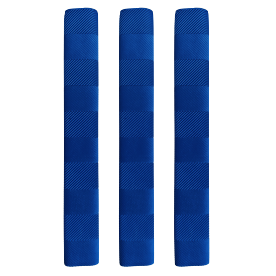 Whitedot Matrix Cricket Bat Grip - Royal Blue - Pack of 3