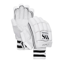 Whitedot Capital White Cricket Batting Gloves Whitedot Capital White Cricket Batting Gloves