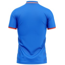 India ICC World Cup 2015 Half Sleeves Cricket Fan Jersey - 100% Dryfit Polyester - With Name Personalization India ICC World Cup 2015 Half Sleeves Cricket Fan Jersey - 100% Dryfit Polyester - With Name Personalization