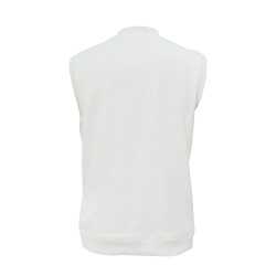 Whitedot Off White V Neck Without Sleeves Cricket Jumper