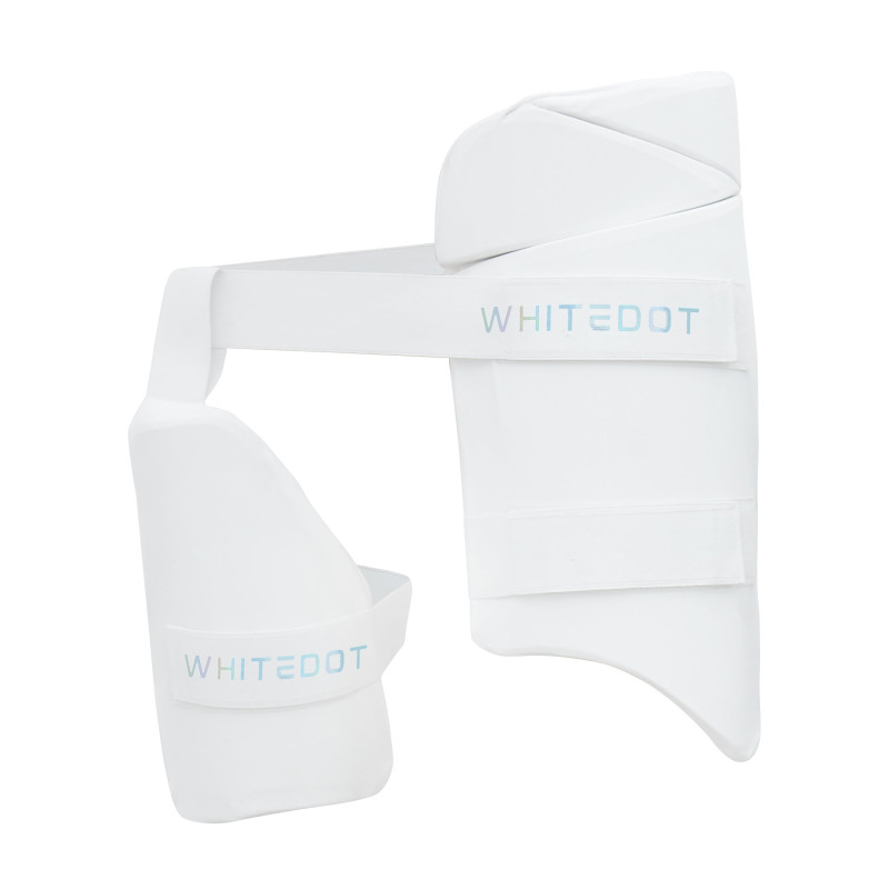 Whitedot White Combo Cricket Thigh Guard