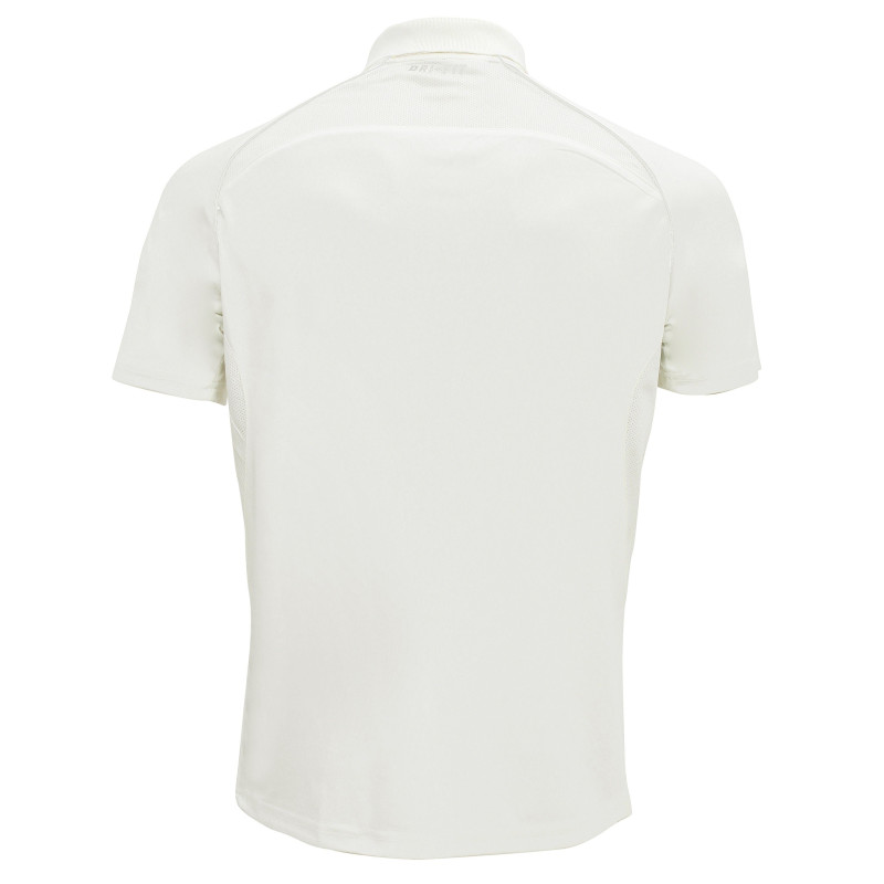 Whitedot Hexa Dri-FIT Cricket White Polo T-Shirt - Off White