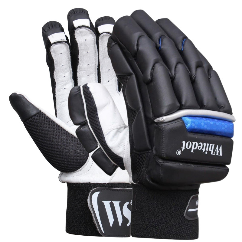 Whitedot Alpha Black Players Cricket Batting Gloves